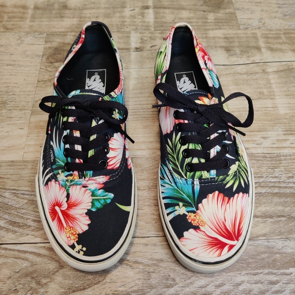 Vans Shoes - Vans Hawaiian Floral Canvas Sneakers